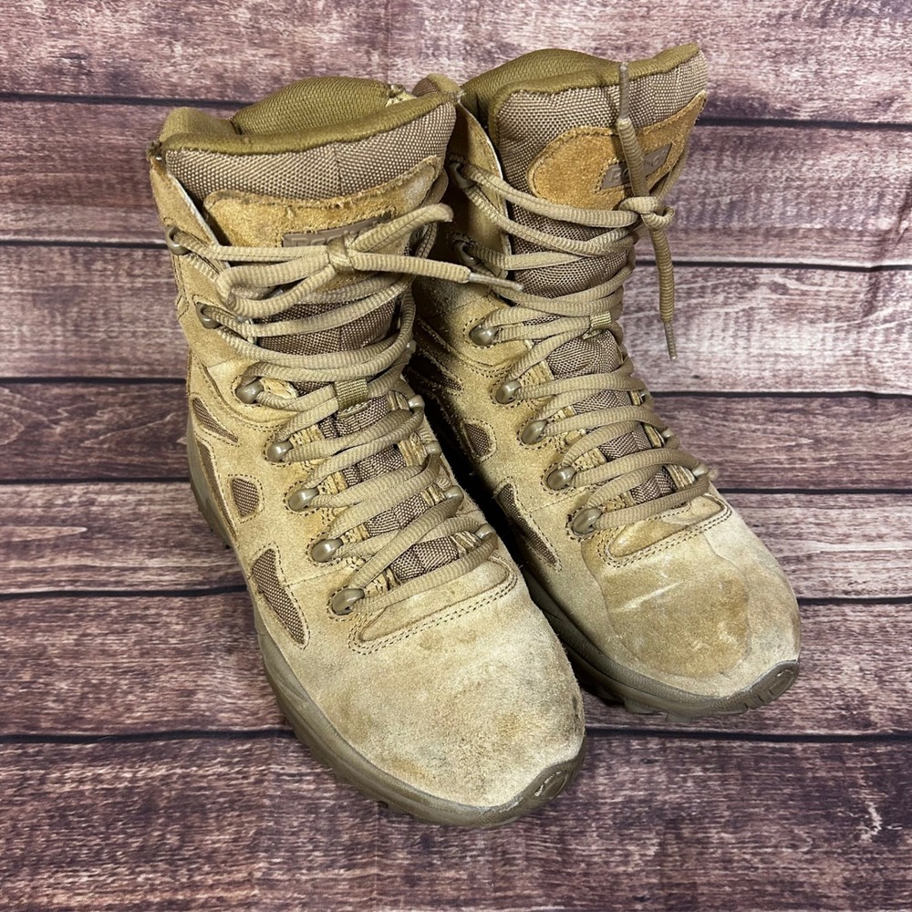 Reebok‎ Rapid Response RB8977 Mens Coyote Brown Tactical Work Boots Size 8M